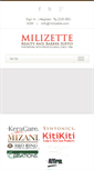Mobile Screenshot of milizette.com